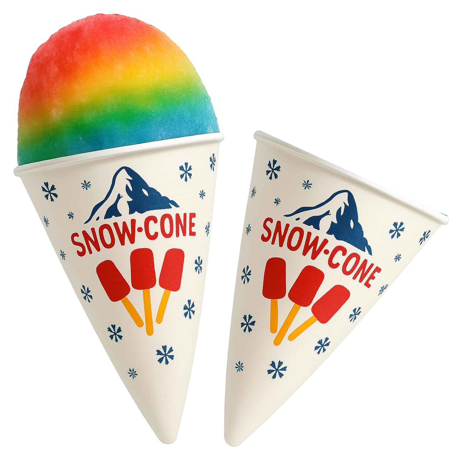 Snow cone cups