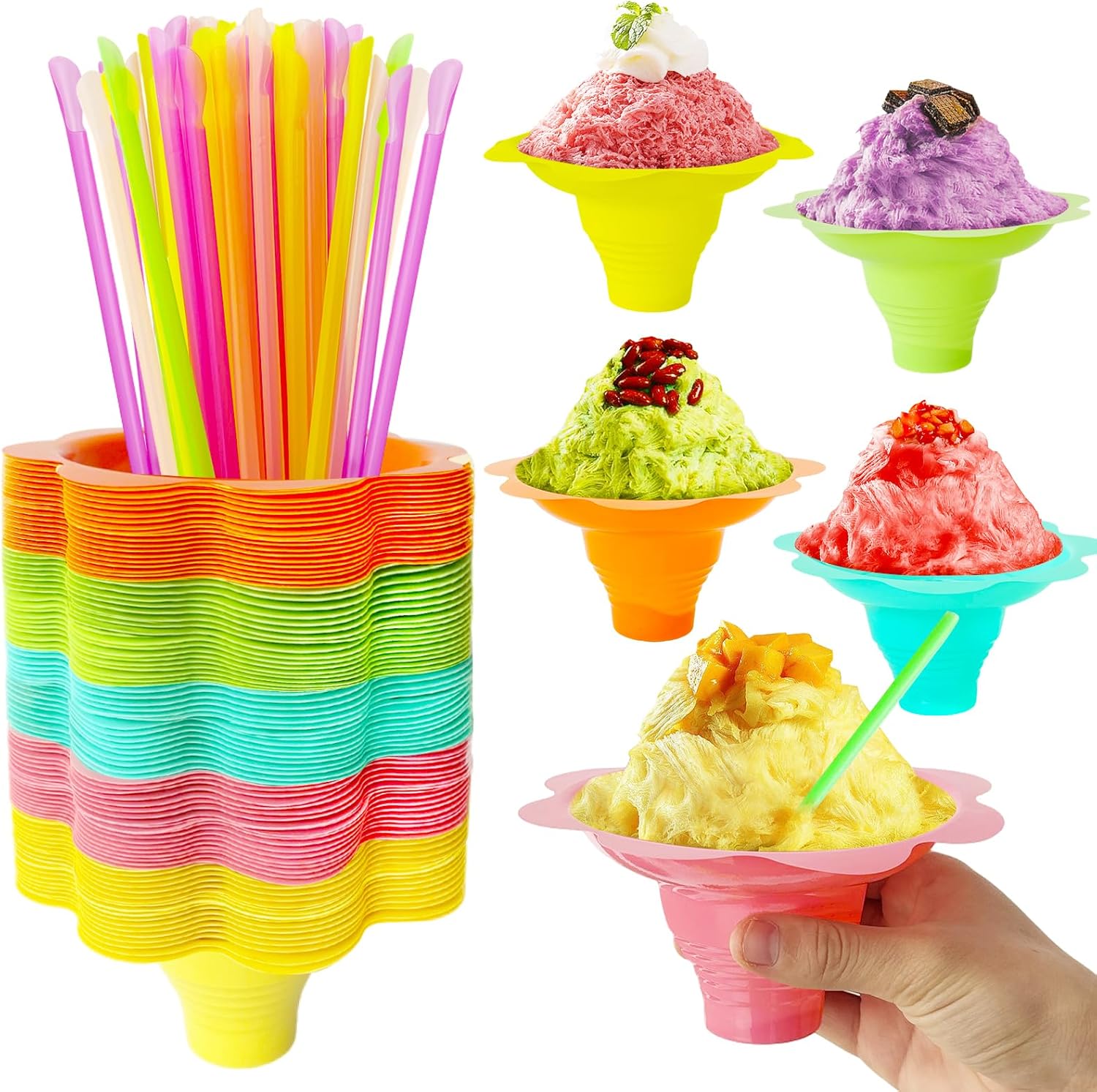 Snow cone cups