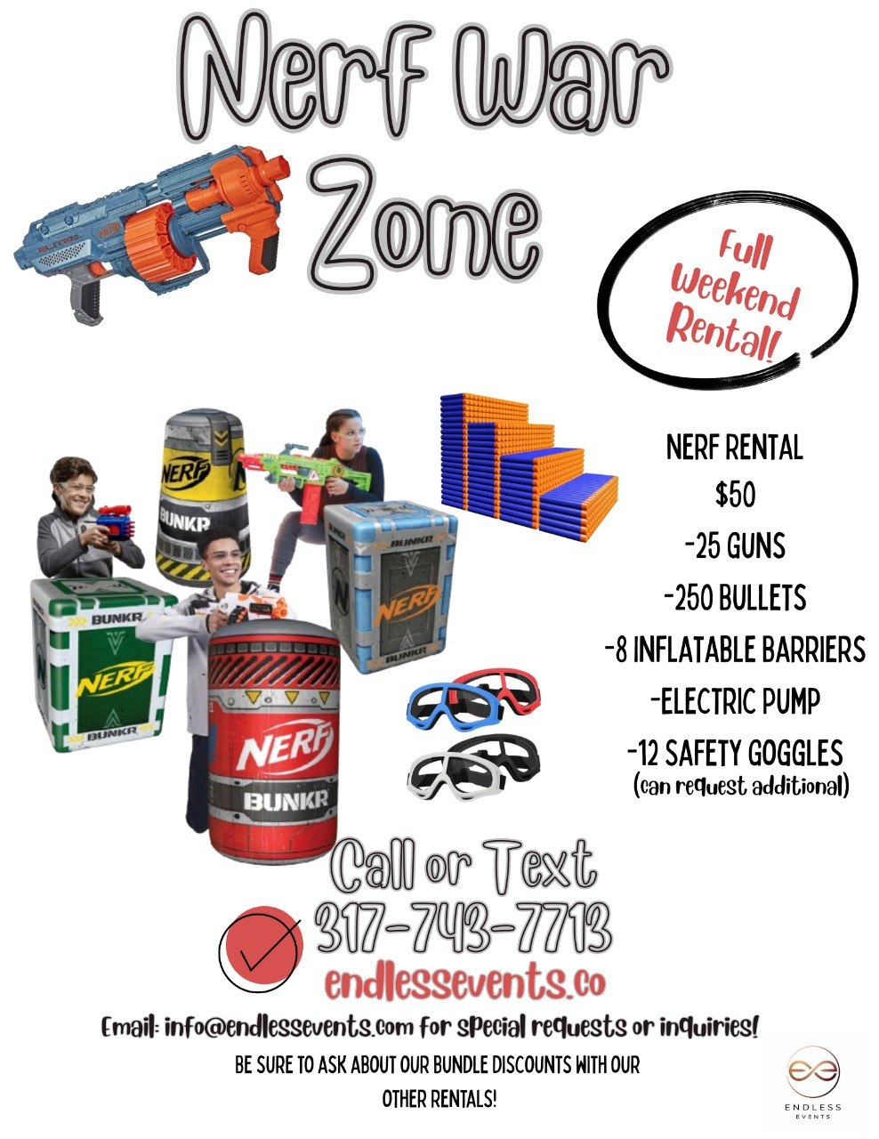 Nerf Wars flyer